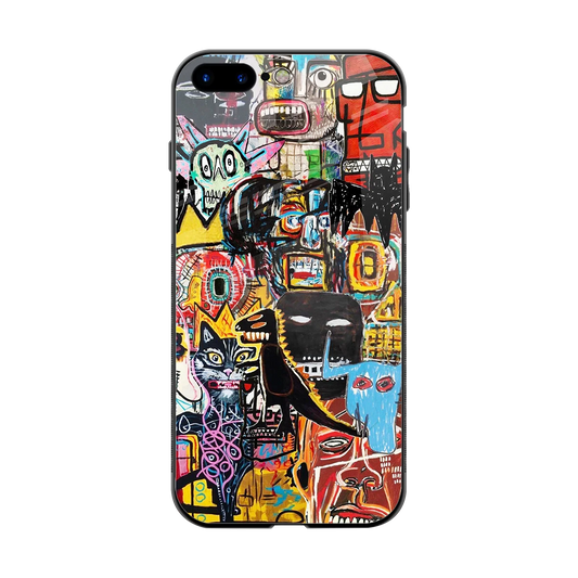 Sketch Book back phone cover | glass case for iphone 7 plus