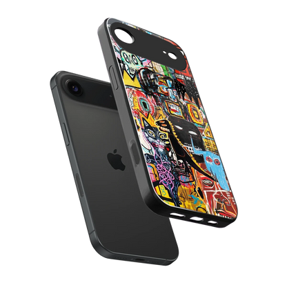 Sketch Book sleek iphone air cover with tempered glass back and TPU edges
