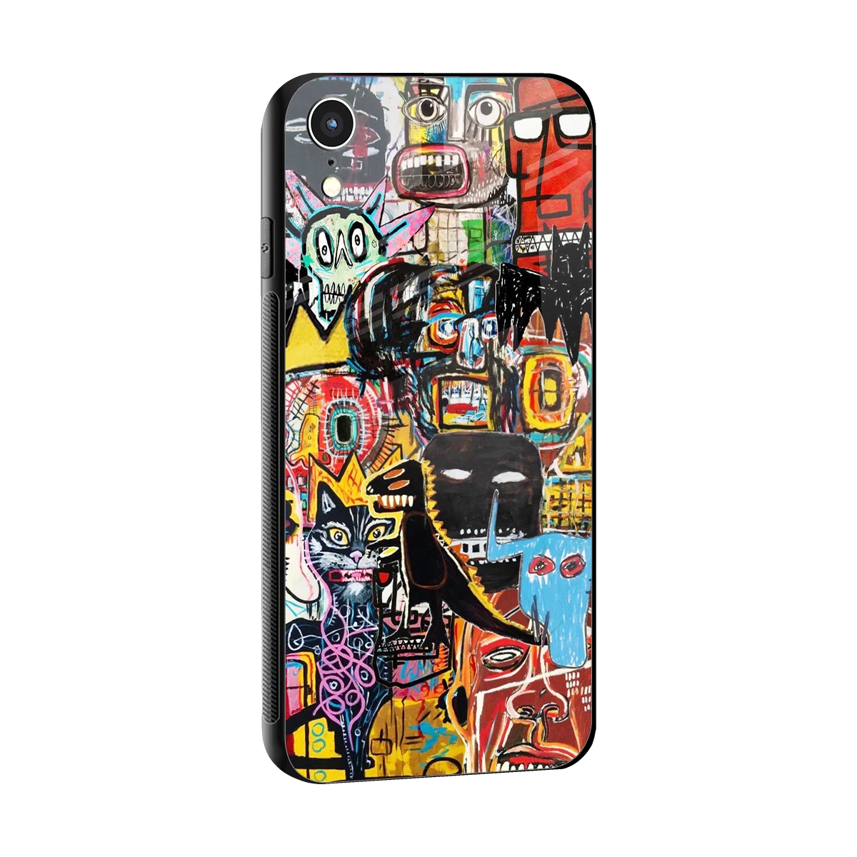 Sketch Book sleek iphone xr cover with tempered glass back and TPU edges