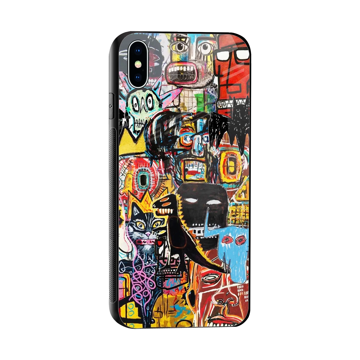 Sketch Book sleek iphone xs max cover with tempered glass back and TPU edges