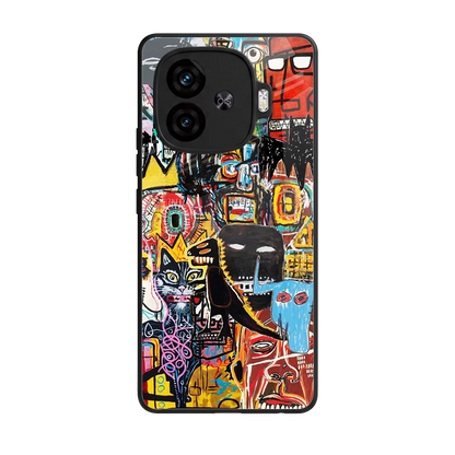 Sketch Book back phone cover | glass case for iqoo neo 10r 5g