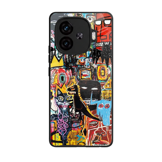 Sketch Book back phone cover | glass case for iqoo neo 10r 5g