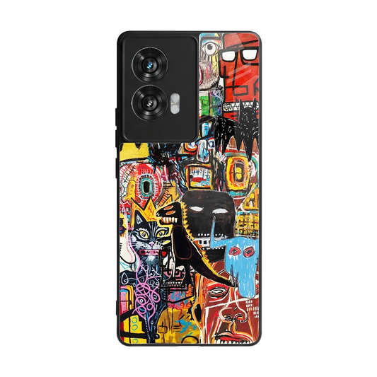Sketch Book back phone cover | glass case for motorola edge 50 fusion
