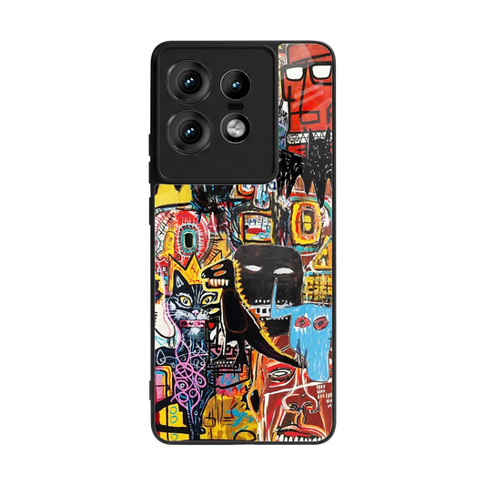 Sketch Book back phone cover | glass case for motorola edge 50 pro