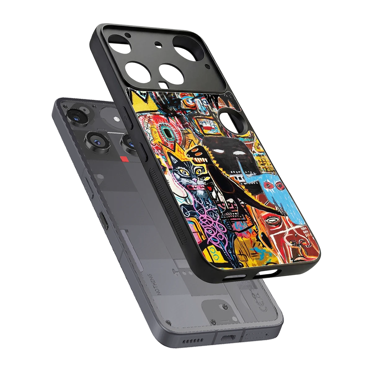 Sketch Book sleek nothing phone 3 cover with tempered glass back and TPU edges