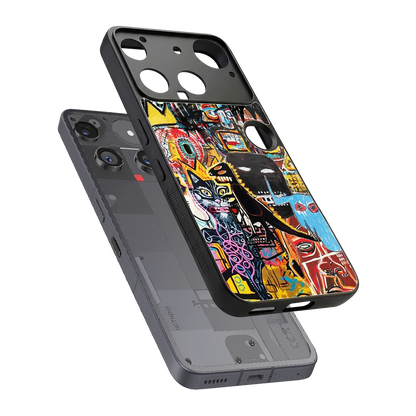Sketch Book sleek nothing phone 3 cover with tempered glass back and TPU edges