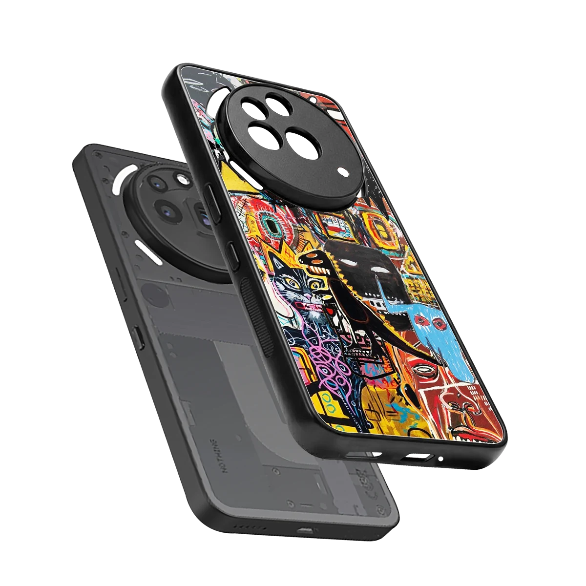 Sketch Book sleek nothing phone 3a pro cover with tempered glass back and TPU edges