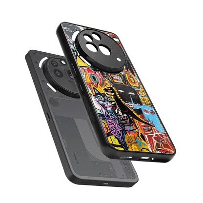 Sketch Book sleek nothing phone 3a pro cover with tempered glass back and TPU edges
