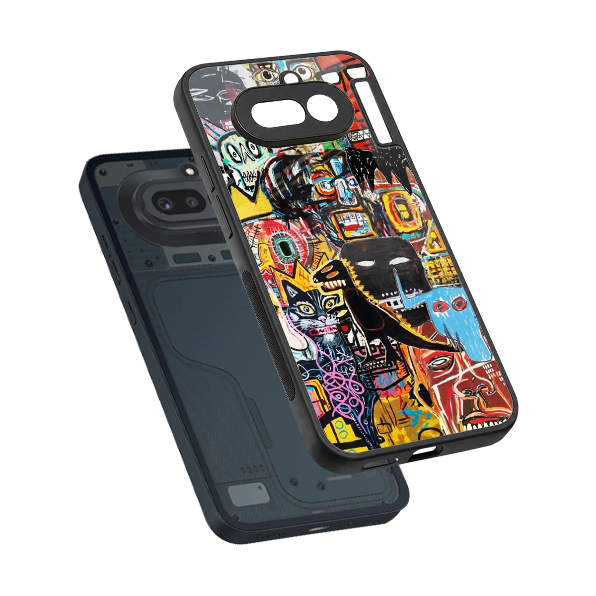 Sketch Book sleek nothing phone 4a cover with tempered glass back and TPU edges