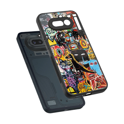 Sketch Book sleek nothing phone 4a cover with tempered glass back and TPU edges