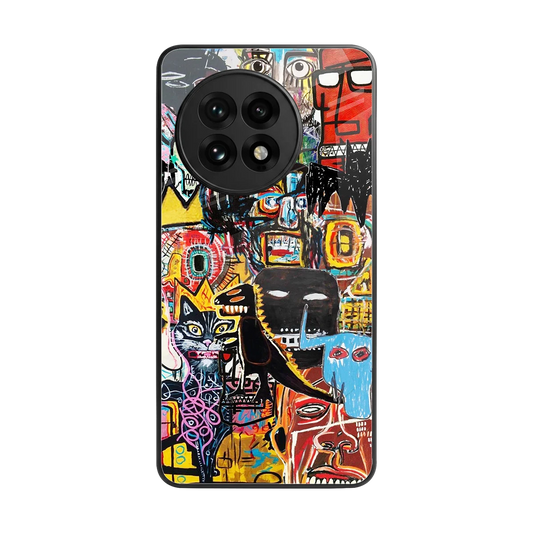 Sketch Book back phone cover | glass case for oneplus 13r