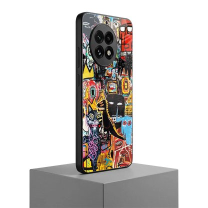 Sketch Book oneplus 13r mobile cover | shockproof glass phone case