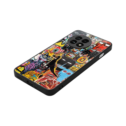 Sketch Book stylish phone case for oneplus 13r | glossy glass and slim fit
