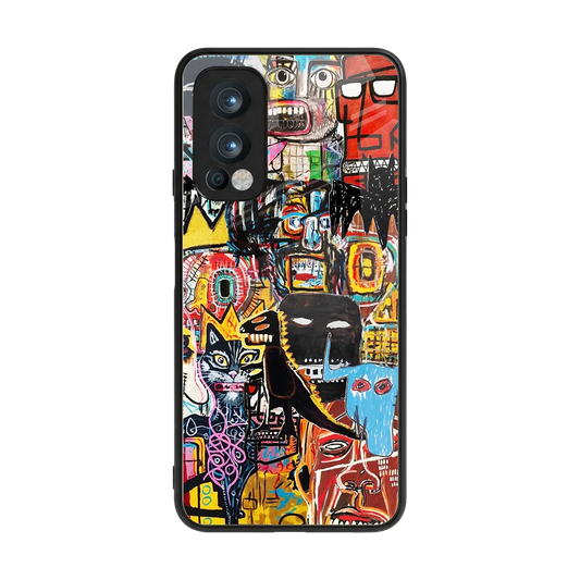Sketch Book back phone cover | glass case for oneplus nord 2