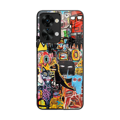 Sketch Book back phone cover | glass case for oneplus nord 2t