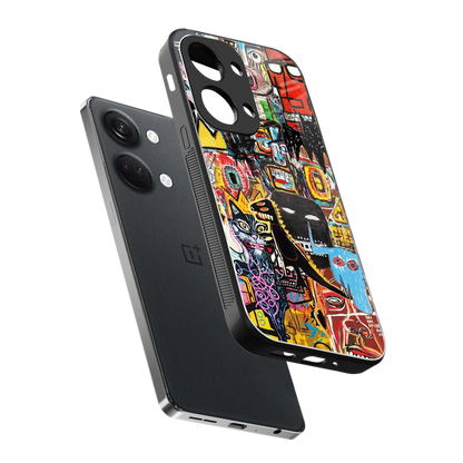 Sketch Book sleek oneplus nord 3 cover with tempered glass back and TPU edges