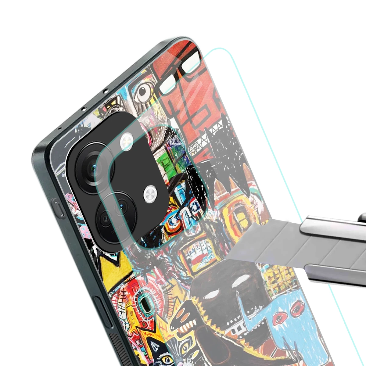 Sketch Book stylish phone case for oneplus nord 3 | glossy glass and slim fit