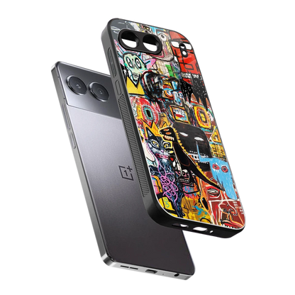 Sketch Book sleek oneplus nord 4 cover with tempered glass back and TPU edges