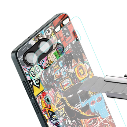Sketch Book stylish phone case for oneplus nord 4 | glossy glass and slim fit