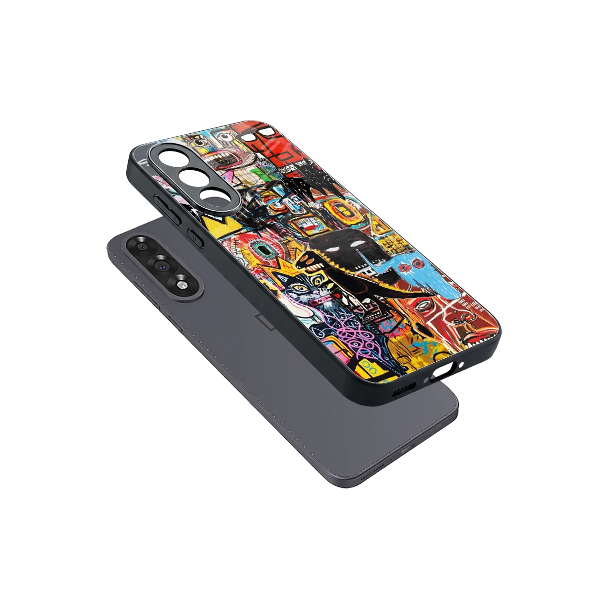 Sketch Book sleek oneplus nord 5 cover with tempered glass back and TPU edges