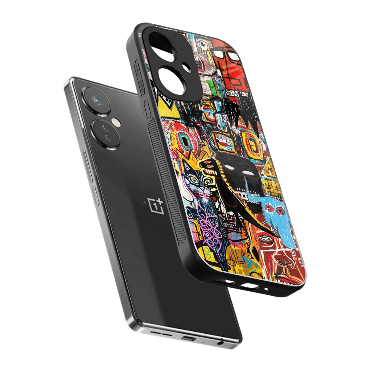 Sketch Book sleek oneplus nord ce 3 cover with tempered glass back and TPU edges