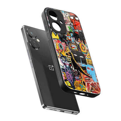 Sketch Book sleek oneplus nord ce 3 cover with tempered glass back and TPU edges