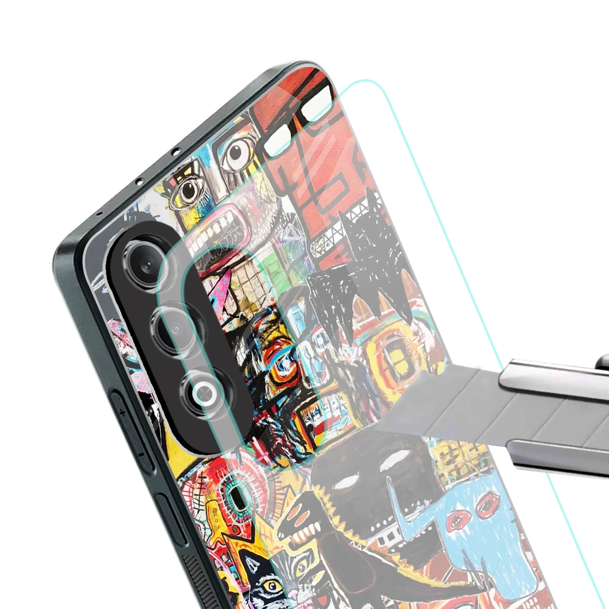 Sketch Book stylish phone case for oneplus nord ce 4 | glossy glass and slim fit