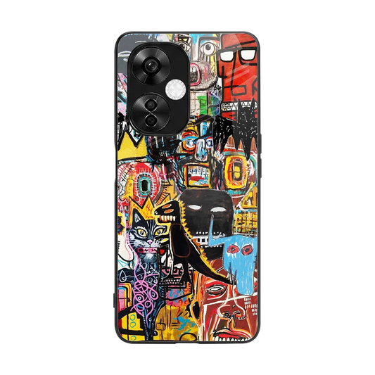 Sketch Book back phone cover | glass case for oneplus nord ce 3 lite