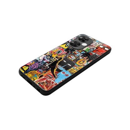 Sketch Book stylish phone case for oneplus nord ce 3 lite | glossy glass and slim fit