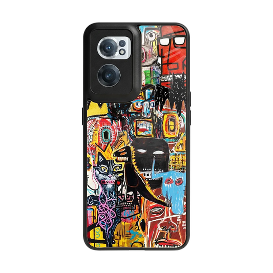 Sketch Book back phone cover | glass case for oneplus nord ce 2
