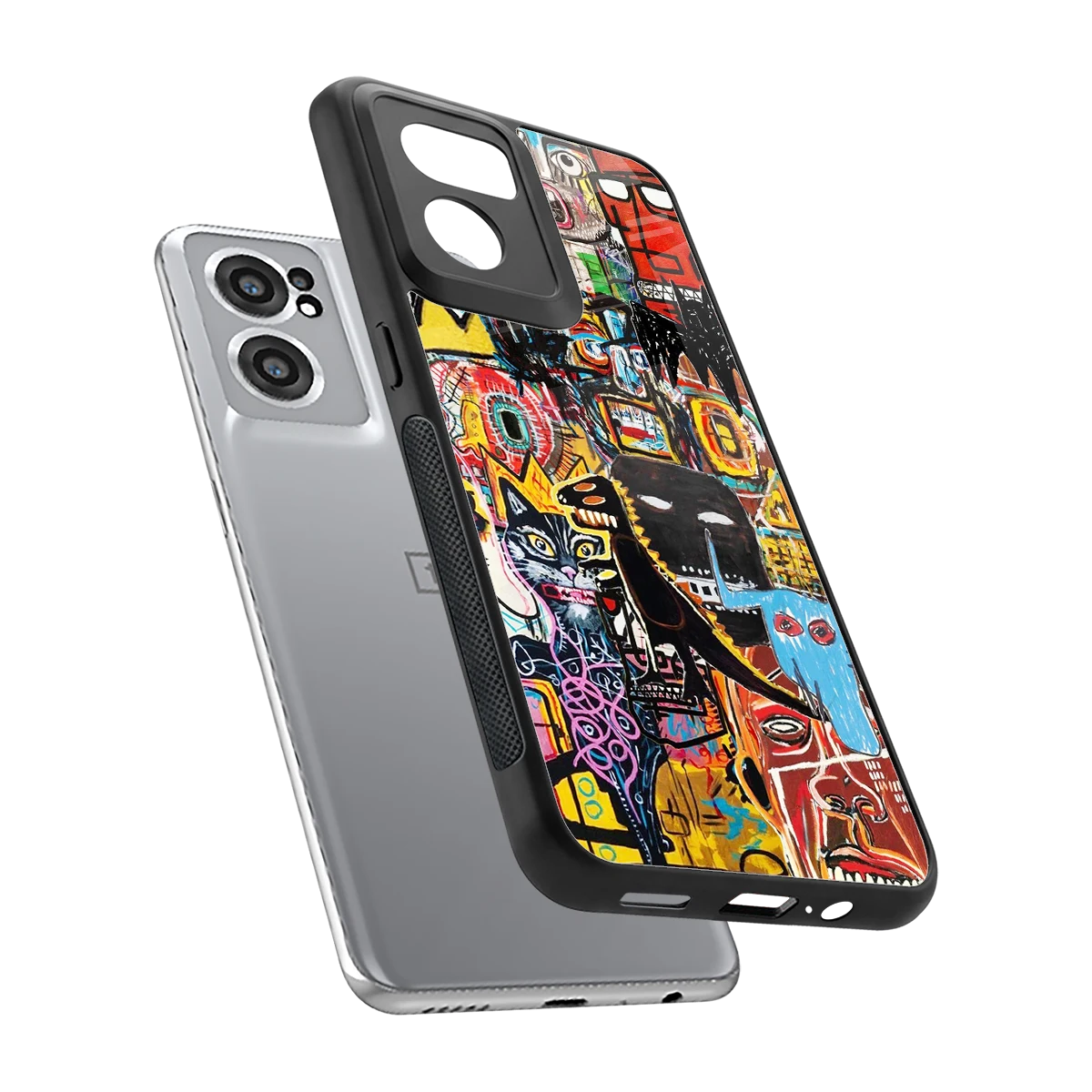 Sketch Book sleek oneplus nord ce 2 cover with tempered glass back and TPU edges