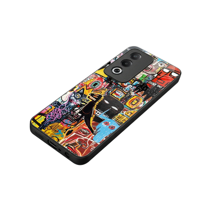 Sketch Book stylish phone case for oppo a3 pro | glossy glass and slim fit