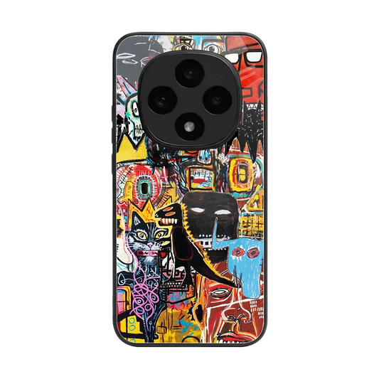 Sketch Book back phone cover | glass case for oppo f31 pro 5g