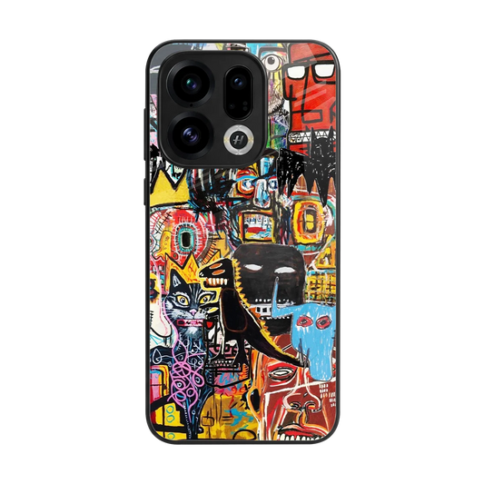 Sketch Book back phone cover | glass case for oppo find x9