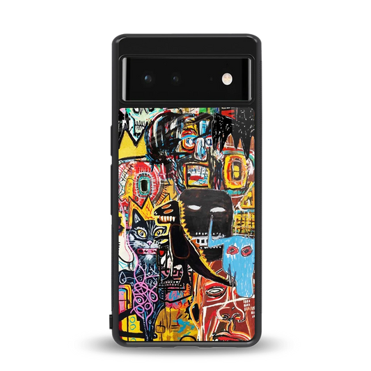 Sketch Book back phone cover | glass case for google pixel 6a