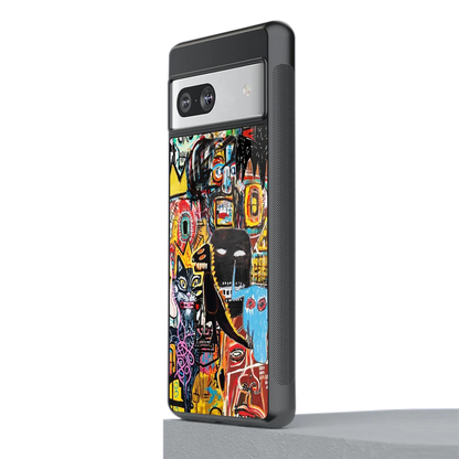 Sketch Book stylish phone case for google pixel 7a | glossy glass and slim fit