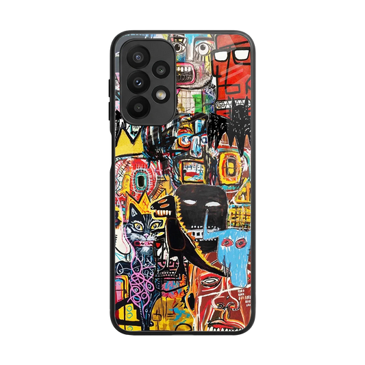 Sketch Book back phone cover | glass case for samsung galaxy a23