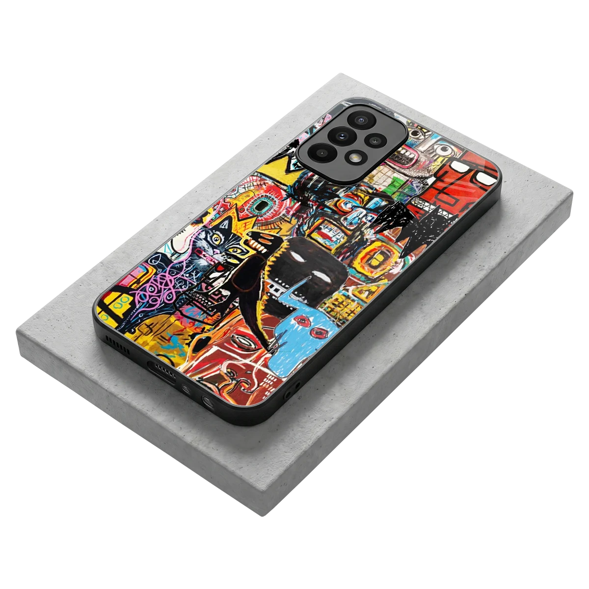 Sketch Book stylish phone case for samsung galaxy a23 | glossy glass and slim fit