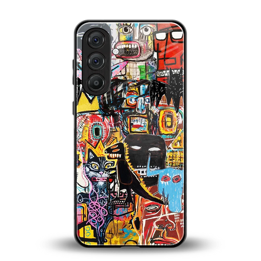 Sketch Book back phone cover | glass case for samsung galaxy m35 5g
