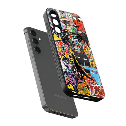 Sketch Book sleek samsung galaxy a16 5g cover with tempered glass back and TPU edges
