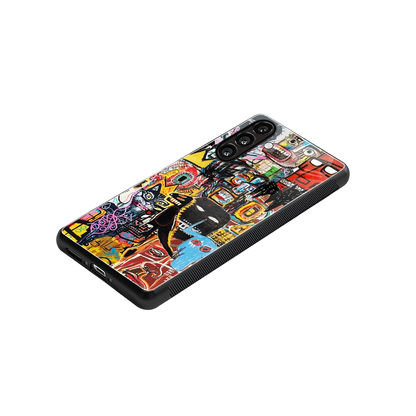 Sketch Book stylish phone case for samsung galaxy a37 5g | glossy glass and slim fit