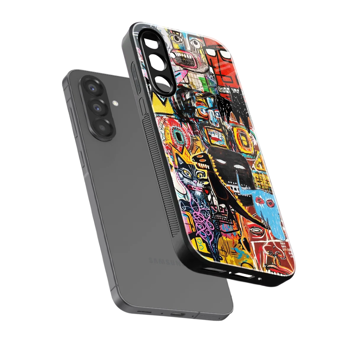 Sketch Book sleek samsung galaxy a37 5g cover with tempered glass back and TPU edges