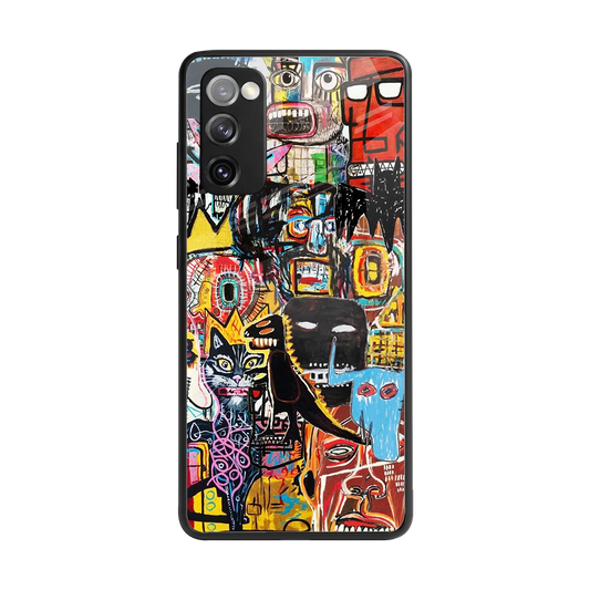 Sketch Book back phone cover | glass case for samsung galaxy s20 fe
