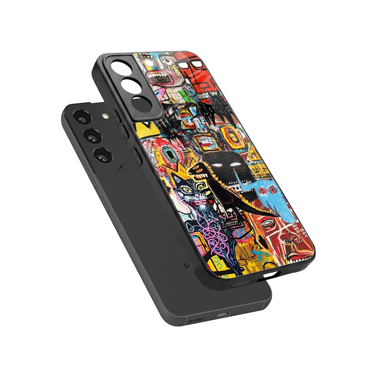 Sketch Book sleek samsung galaxy s22 cover with tempered glass back and TPU edges