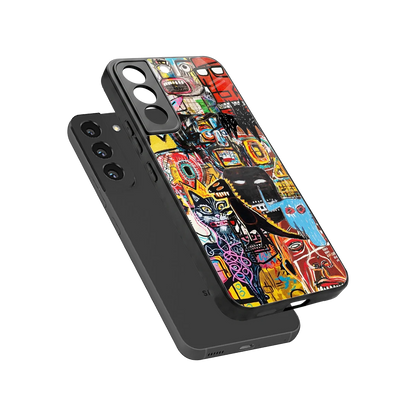 Sketch Book sleek samsung galaxy s22 cover with tempered glass back and TPU edges