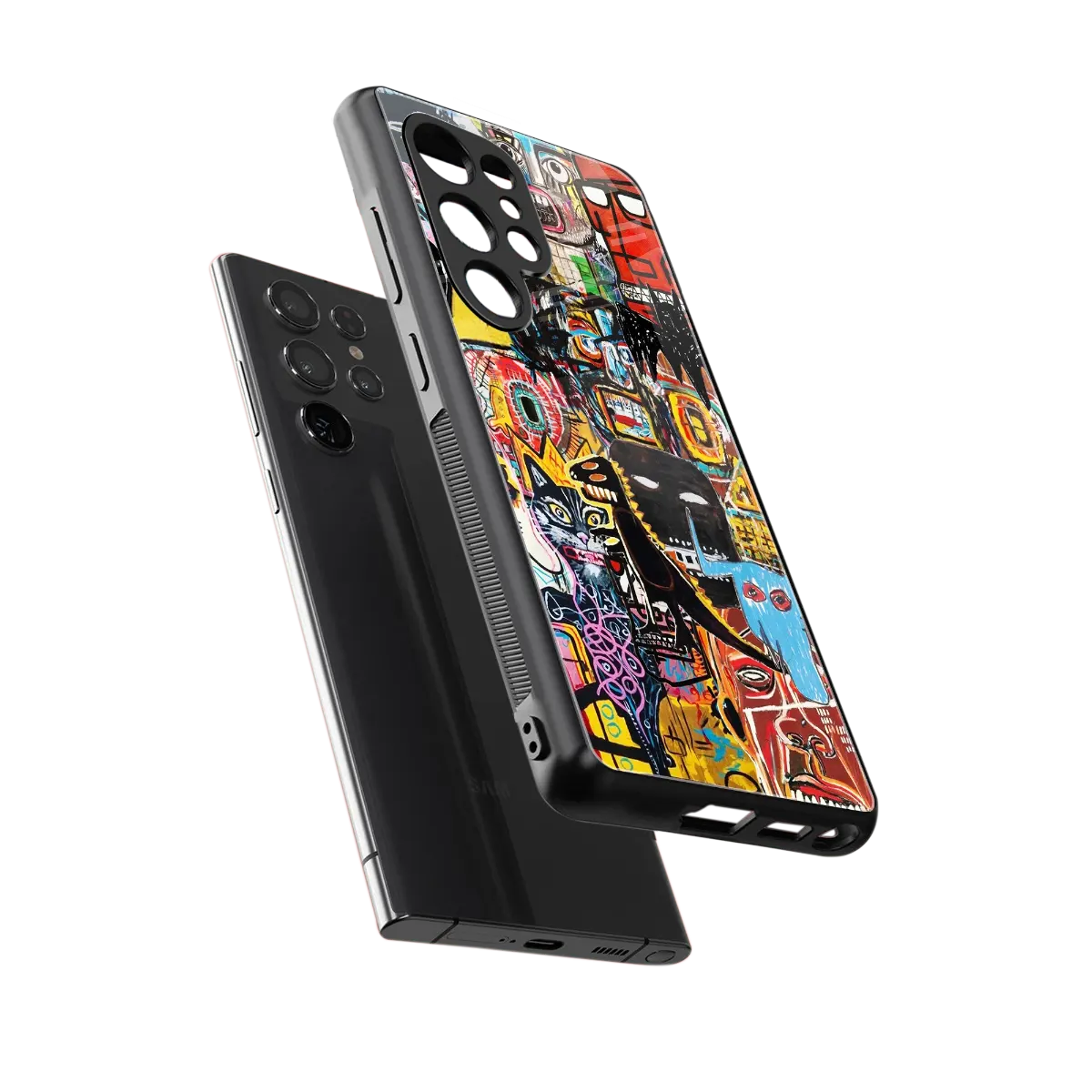 Sketch Book sleek samsung galaxy s25 ultra cover with tempered glass back and TPU edges