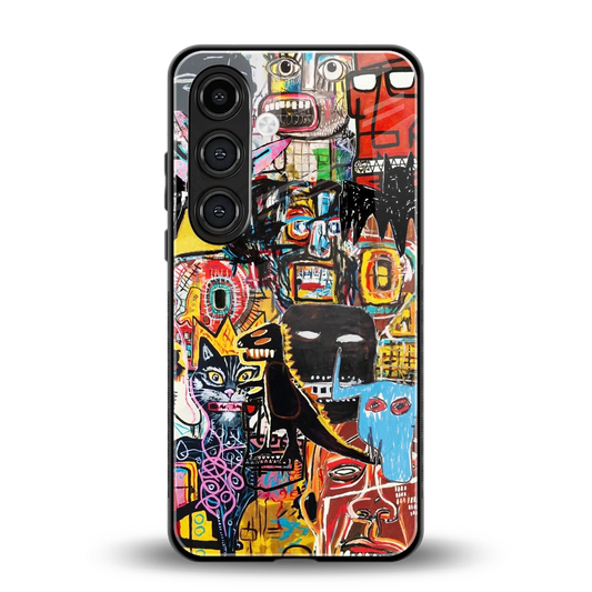 Sketch Book back phone cover | glass case for samsung galaxy s24 fe