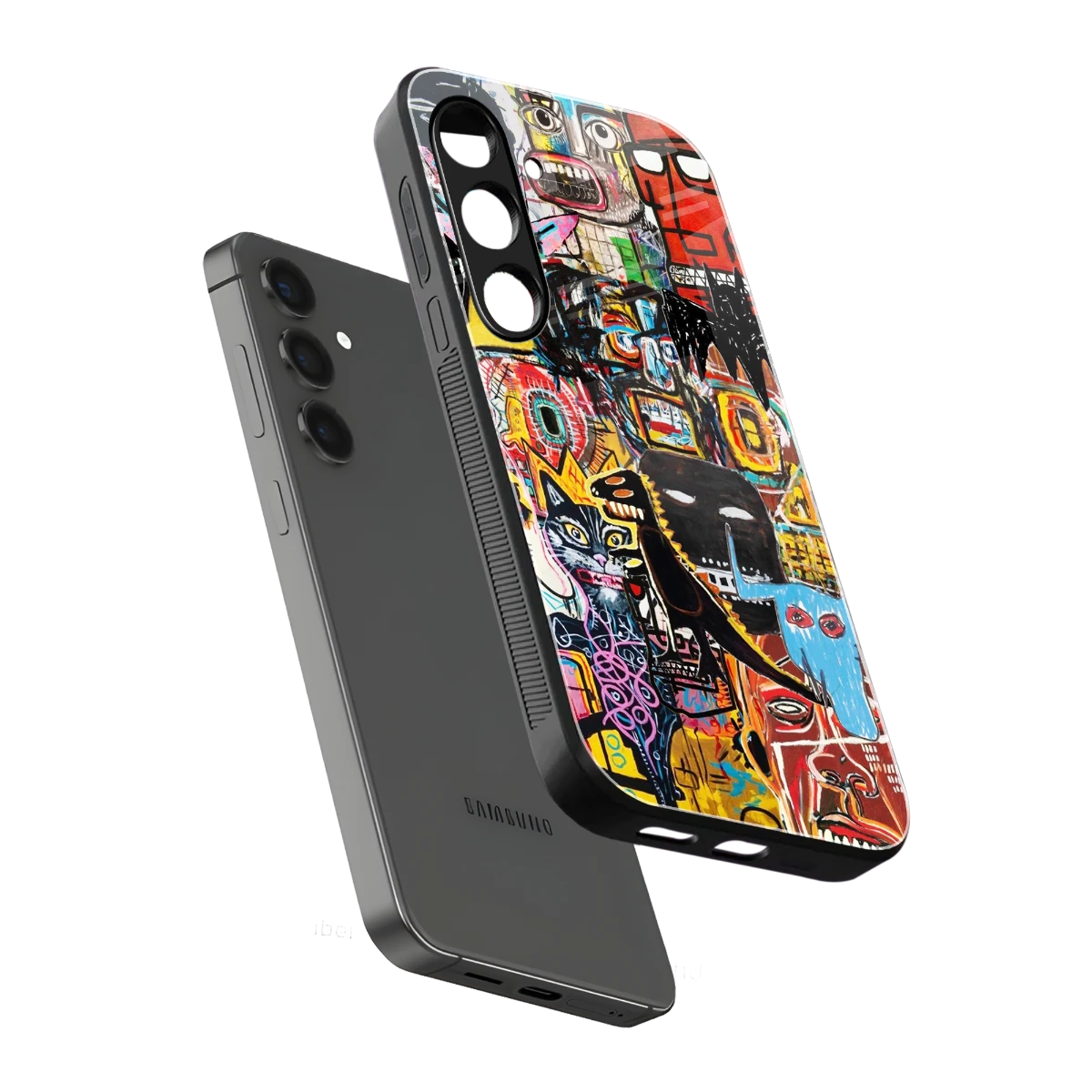 Sketch Book sleek samsung galaxy s25 plus cover with tempered glass back and TPU edges