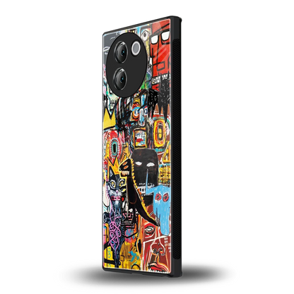 Sketch Book vivo v30e mobile cover | shockproof glass phone case