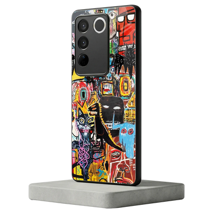 Sketch Book vivo v27 5g mobile cover | shockproof glass phone case